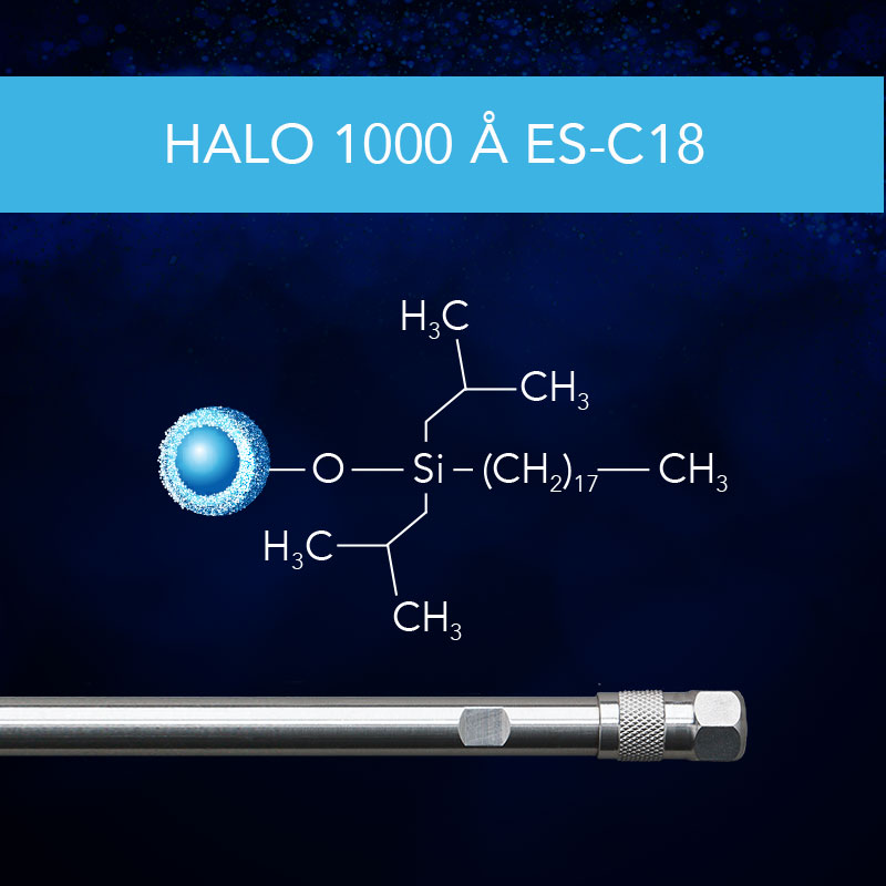 HALO® 1000 Å ES C18 Column Protein Separation