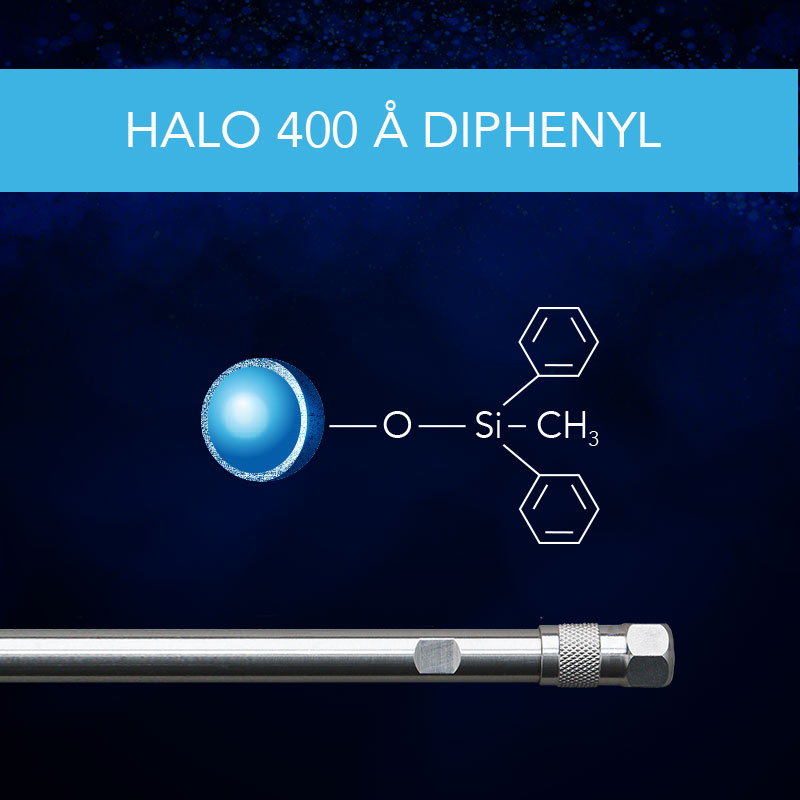 HALO® 400 Å Diphenyl Column for Large Protein Analysis