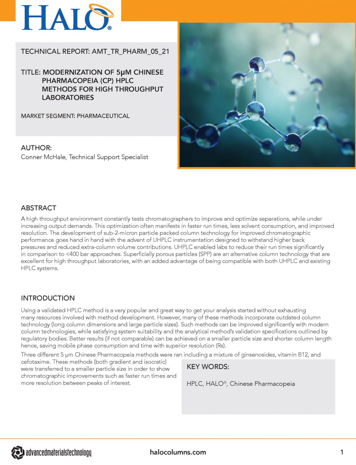 technical report - modernization of chinese pharmacopeia hplc methods